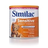 Similac Sensitive Infant Formula with Iron, Powder, 25.7-Ounces (Pack of 6)