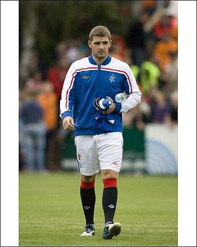 Photographic Prints of Soccer - Rangers v Bayer 04 Leverkusen - Pre Season Friendly - Takko Stadium from Rangers