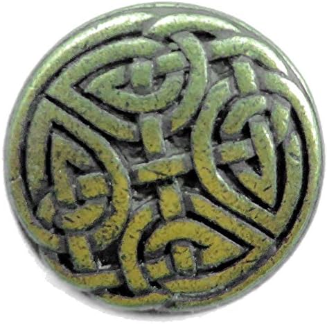 Brass Eternal Knot Button