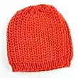 Winter-M�tze CROCHET uni orange