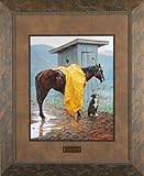 Rainy Days and Monday Lorimer Thomas 28x34 Quality Framed Print Western Cowboy Picture Prime Ship