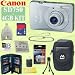 Canon PowerShot SD750 7.1 MP Digital Elph Camera (Silver) + 4GB Deluxe Accessory Kit