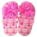 Very Cute キッズフラワービーチサンダル《ぶたフェイス》子供用ビーサン: 大人気Very Cuteシリーズから子供用ビーチサンダル登場!! 鼻緒に大きなお花がついてるので、女の子気分満点♪ プールやビーチはもちろん、ふだん履きにしちゃってもいいかも…☆ KIDSサイズ(約15cm)