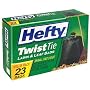 Hefty E2-0381 39-Gallon Twist Tie Lawn & Leaf Bags - 10 Count