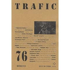 Trafic, N� 76 Hiver 2010 :