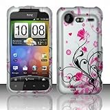 HTC Droid Incredible 2 Accessory - Blossoming Pink Flower Protective Hard R ....