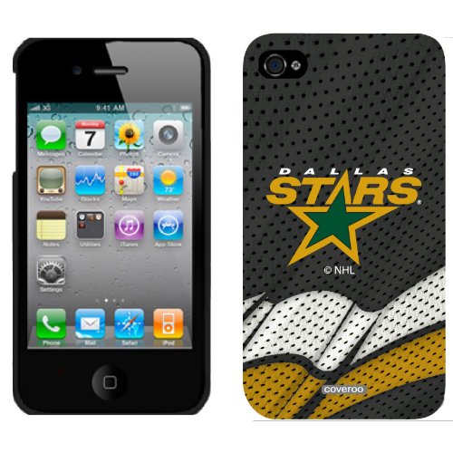 NHL Dallas Stars - Home Jersey design on AT&T, Verizon, and Sprint iPhone 4 / 4S Snap-On Case by Coveroo