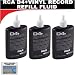 THREE BOTTLES - RCA Discwasher #RD-1046 1.25 oz. D4+ Vinyl Record Cleaning Fluid Refills