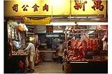 Photographic Print of Early morning activity in a chinese butchery in the from AWL Discover Images