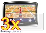 3pcs Tomtom XXL 530 S 530S 530-S 535 535T T 535TM 540 540T 540M 540TM TM 550 550T 550M 550TM GPS Clear LCD Screen Protector Cover Guard Shield Protective Film Kit