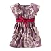 Tea Collection Girls 2-6X Prambanan Sash Dress, Iris, 6