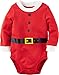 Carter's Unisex Baby Bodysuits, Red, 9M