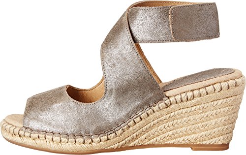 Johnston  Murphy Women's Ainsley Wishbone Espadrille Sandal, Pewter ... Johnston  Murphy Women's Ainsley Wishbone Espadrille Sandal, Pewter ...