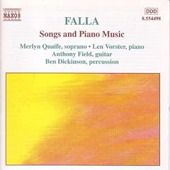 Falla: Songs and Piano Music