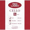 Super Sensitive Red Label 6137 Cello G String, 4/4