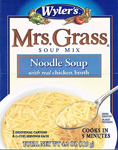 MRS GRASS MIX SOUP CHICKEN NOODLE, 5 OZ