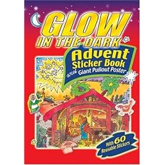 Glow in the Dark Advent Sticker Book