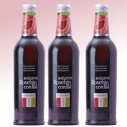 ハーブコーディアル ローズヒップ３本セット【ソーンクロフト】