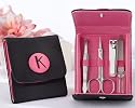 The Cosmopolitan Monogrammed 5 Piece Manicure Set - D (Set of 72) - Baby Shower Gifts & Wedding Fa