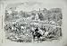 1858 HUNTING SEASON COTSWOLD HOUNDS DOGS HORSES SPORT