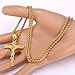 U7 Jewelry Men's Stainless Steel Jesus Christ Cross Crucifix Pendant Necklace
