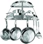 Range Kleen 2 Shelf Wall Mount Stainless Steel Pot Rack