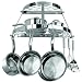 Range Kleen 2 Shelf Wall Mount Stainless Steel Pot Rack
