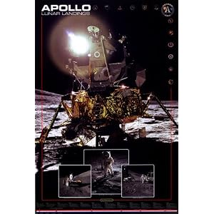 Apollo 11 Lunar Lander, Spacecraft Wall Poster Print, 24x36
