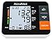 AccuMed ABP802 Portable Upper Arm Blood Pressure Monitor with One-Touch Intelligent Automatic Measurement (Black) - 4-in-1 Functionality for Systolic / Diastolic BP, Heart Rate (BPM), Hypertension Guide (WHO Classification Indicator), & Arrhythmia Alerts - Includes Voiced Audio / Silent Mode, High-Contrast LCD Display, Built-in Storage Memory, Carrying Pouch, USA Warranty, and More *FDA Approved with Clinically Proven, Professional Accuracy for Home Medical Use