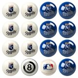 Kansas City Royals MLB Home vs. Away Billiard Balls Full Set (16 Ball Set) by Imperial International