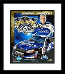 Mark Martin NASCAR Auto Racing Framed 8x10 Photograph Signature Series Collage