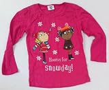 Girl 2-3 Years, Charlie and Lola Hooray for Snow Day, Pink Full Sleeve Shirt