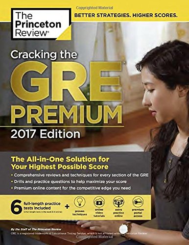 Download Cracking the GRE Premium Edition with 6 Practice Tests, 2017 (Graduate School Test Preparation) Download Cracking the GRE Premium Edition with 6 Practice Tests, 2017 (Graduate School Test Preparation)