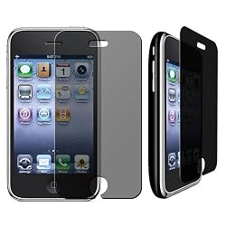 Apple iPhone 3G Premium Privacy Screen Filter + FREE Lint clearning Cloth
