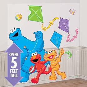 Cookie Monster 65in Scene Setter Add-Ons 2ct by Factory Card and Party Outlet