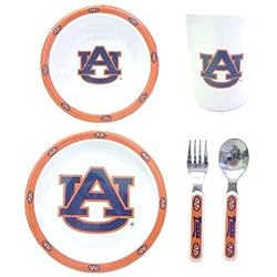 Auburn Tigers NCAA Children's 5 Piece Dinner Set by Duck House
