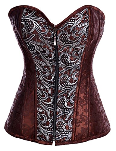 Alivila.Y Fashion Womens Sexy Steampunk Steel Boned Vintage Corset