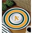 Oakland Athletics MLB 14" Melamine Chip and Dip Serving Tray