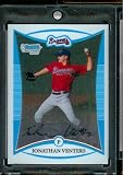 2008 Bowman Chrome Prospects # BP27 Jonathan Venters - Atlanta Braves (XRC - Extended Rookie Card) - MLB Baseball Card in Protective Screw Down Display Case!