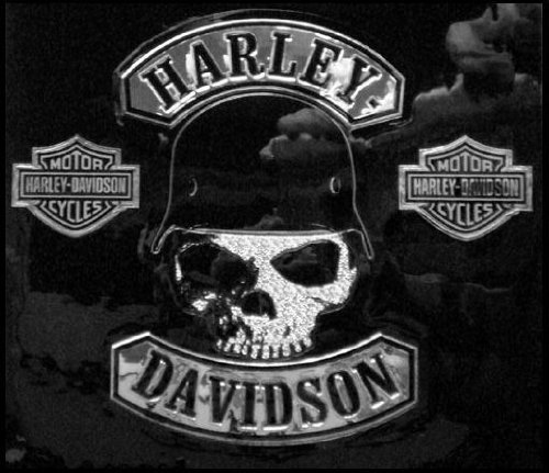 Harley-Davidson Spike Decal With Skull Graphics. DC786062