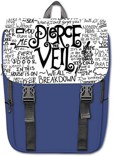 HEADJI Special Custom Pierce The Veil Casual Shoulders Backpack Blue