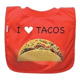 Green Sprouts Eco-friendly Favorite Food Bib, Red Tacos