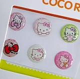 Home Button Sticker for iphone/ipad/itouch,Hello Kitty Series1,Six Stickers