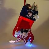 New York Giants Mascot Fiber Optic Stocking