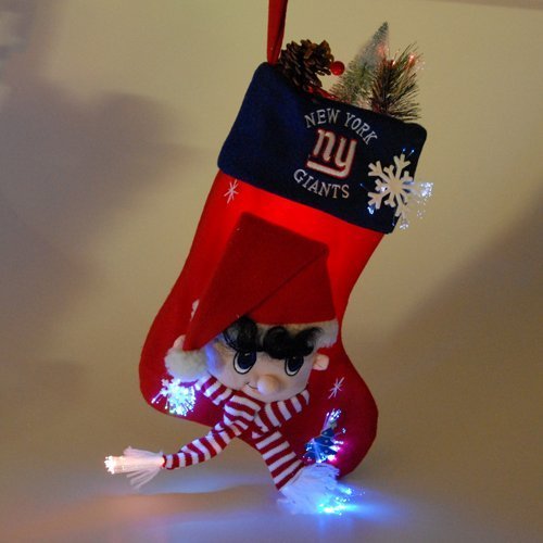 New York Giants Mascot Fiber Optic Stocking