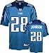 Chris Johnson Youth Jersey: Reebok Light Blue Replica #28 Tennessee Titans Jersey - Small (8)