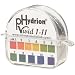 Micro Essential Lab Polystyrene Hydrion Vivid pH Test Paper Dispenser, Double Roll