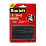 Scotch(R) Heavy-Duty Fasteners, 2 Sets of 1 x 3 Inches, Strips ,Black (RFD7091) Scotch(R) Heavy-Duty Fasteners, 2 Sets of 1 x 3 Inches, Strips ,Black (RFD7091)