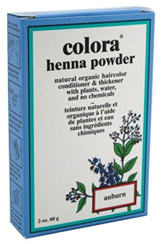 Colora Henna Powder Hair Color Auburn 2oz (3 Pack)