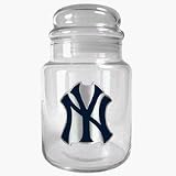 New York Yankees 31 oz Glass Candy Jar